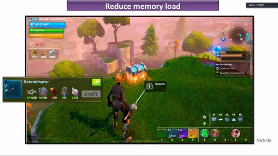 Fortnite 開発者が語るゲームのuxデザイン 人間の脳の 制約 を見抜く ログミーtech