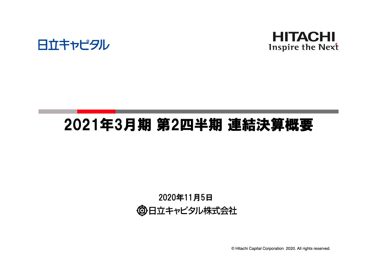 日立キャピタル、コロナ禍でもグローバル事業が想定以上に回復　2Q取扱高は期初見通しを上回って着地