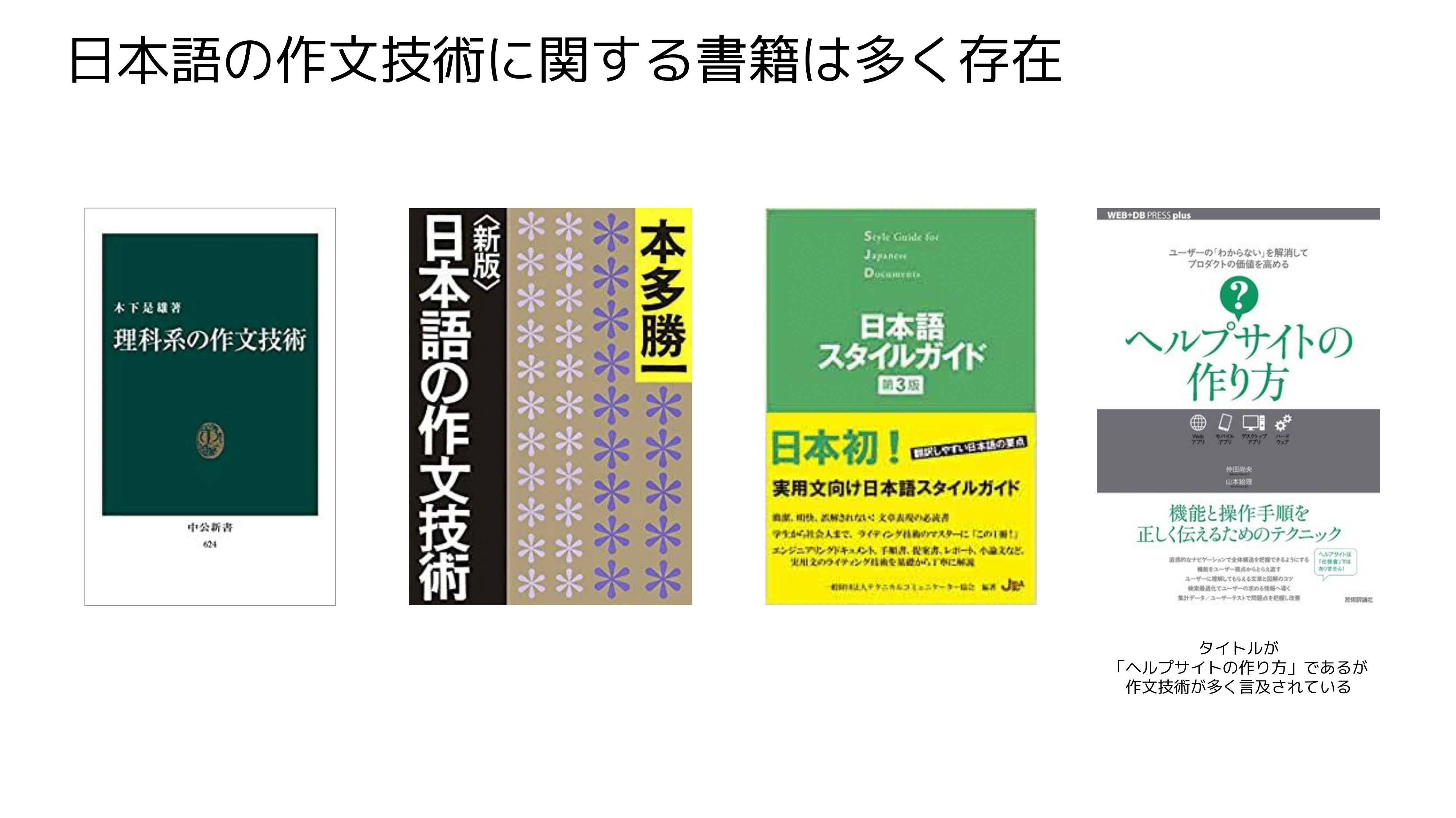 優れたドキュメントは目的にかなっている “読む目的”を達成