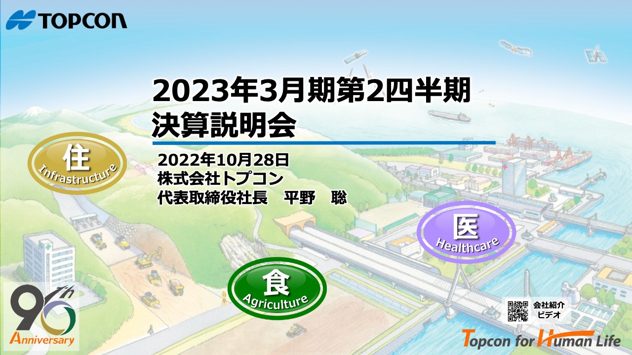 トプコン、売上高・利益ともに過去最高　ICT自動化施工など成長事業が販売増に寄与し通期見通しを上方修正