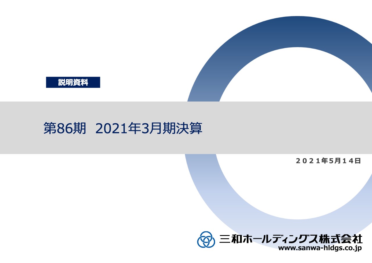 三和HD、連結の営業利益は修正予想を大幅に上回り330億円で着地　販売価格転嫁やコスト低減が奏功