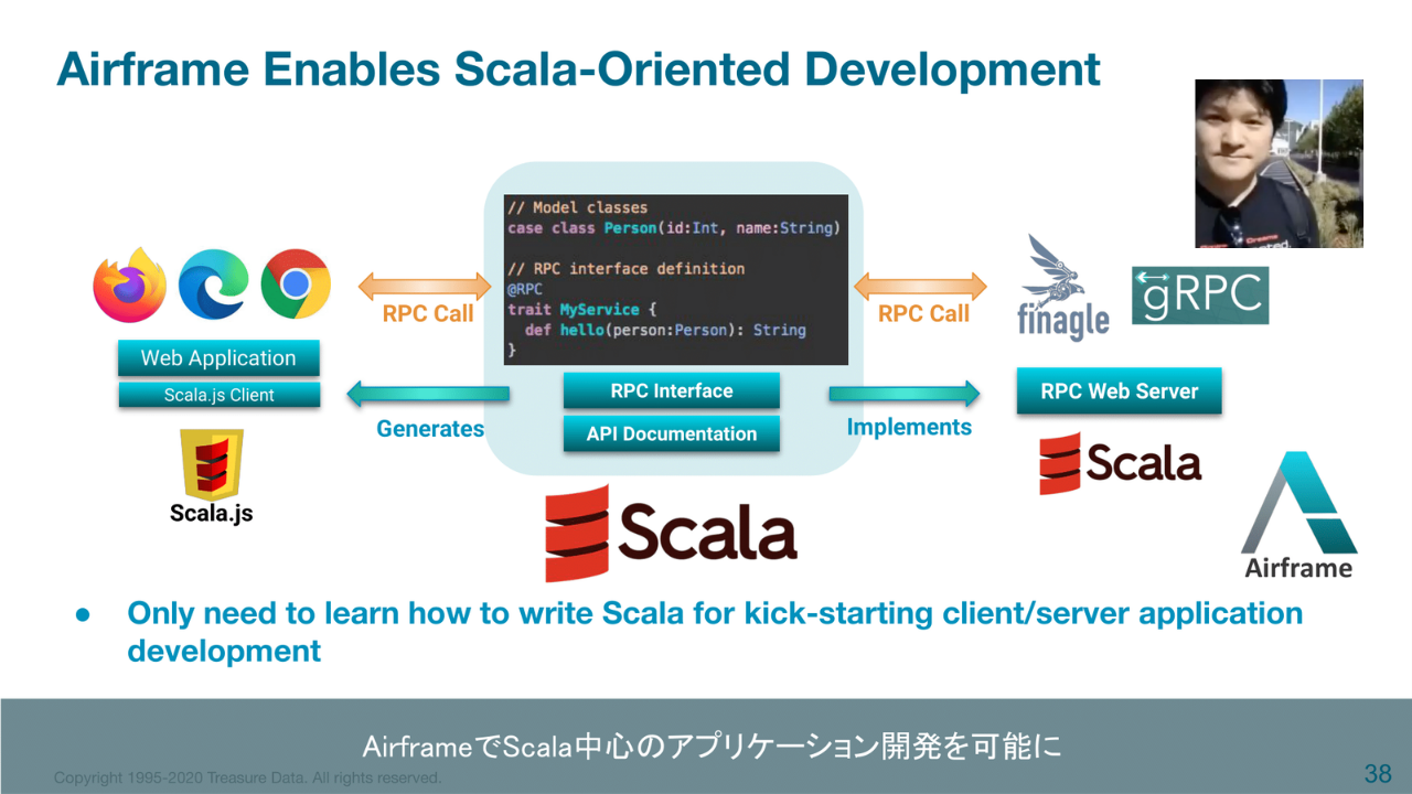 すべてをScalaでなぎ倒す　Airframeのライブラリが実現する「シンプル」なScala開発
