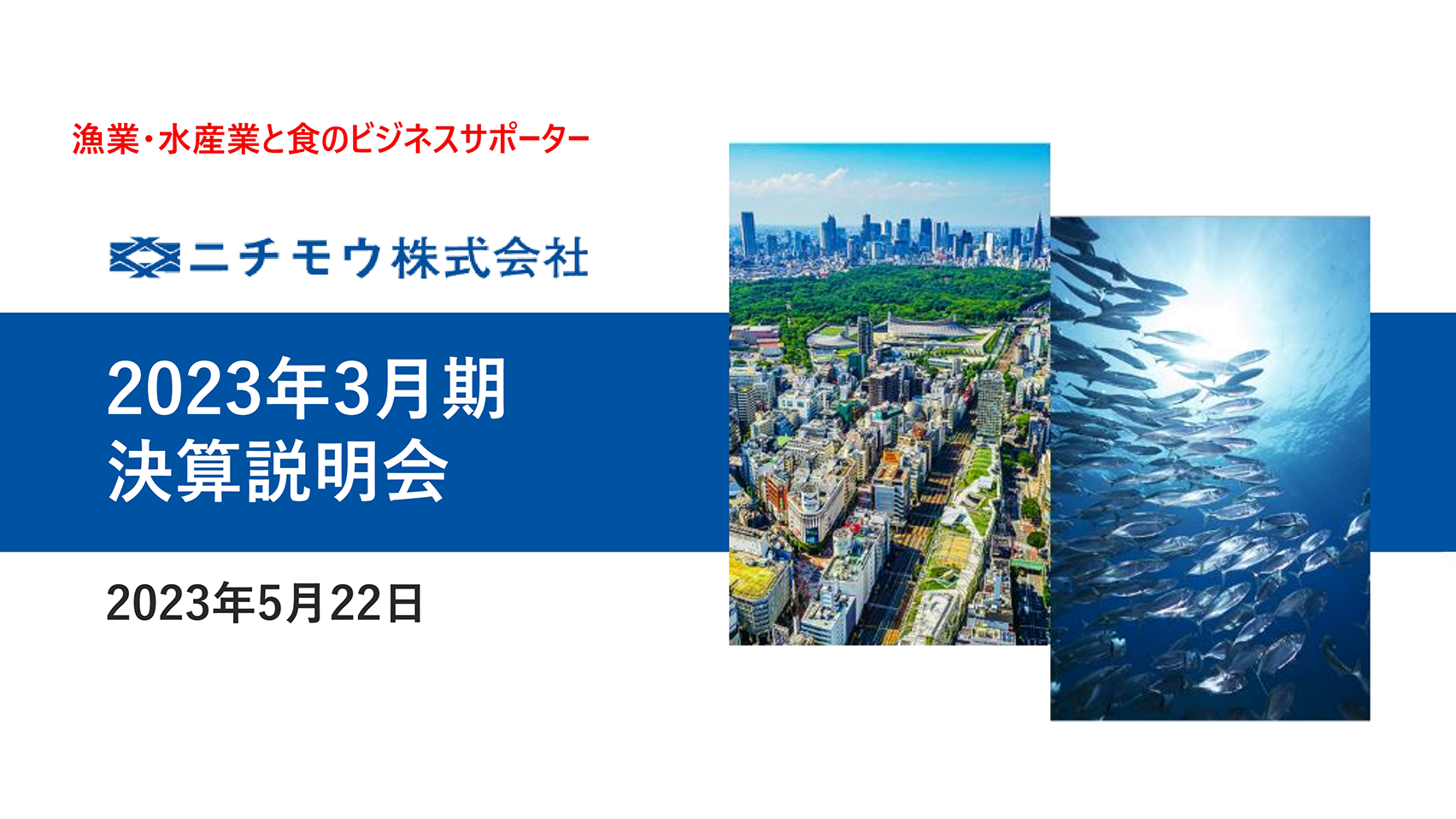 ニチモウ、今期は増収増益の見通し　コロナ禍収束による販売・外食・設備投資等の復調が追い風となる見込み