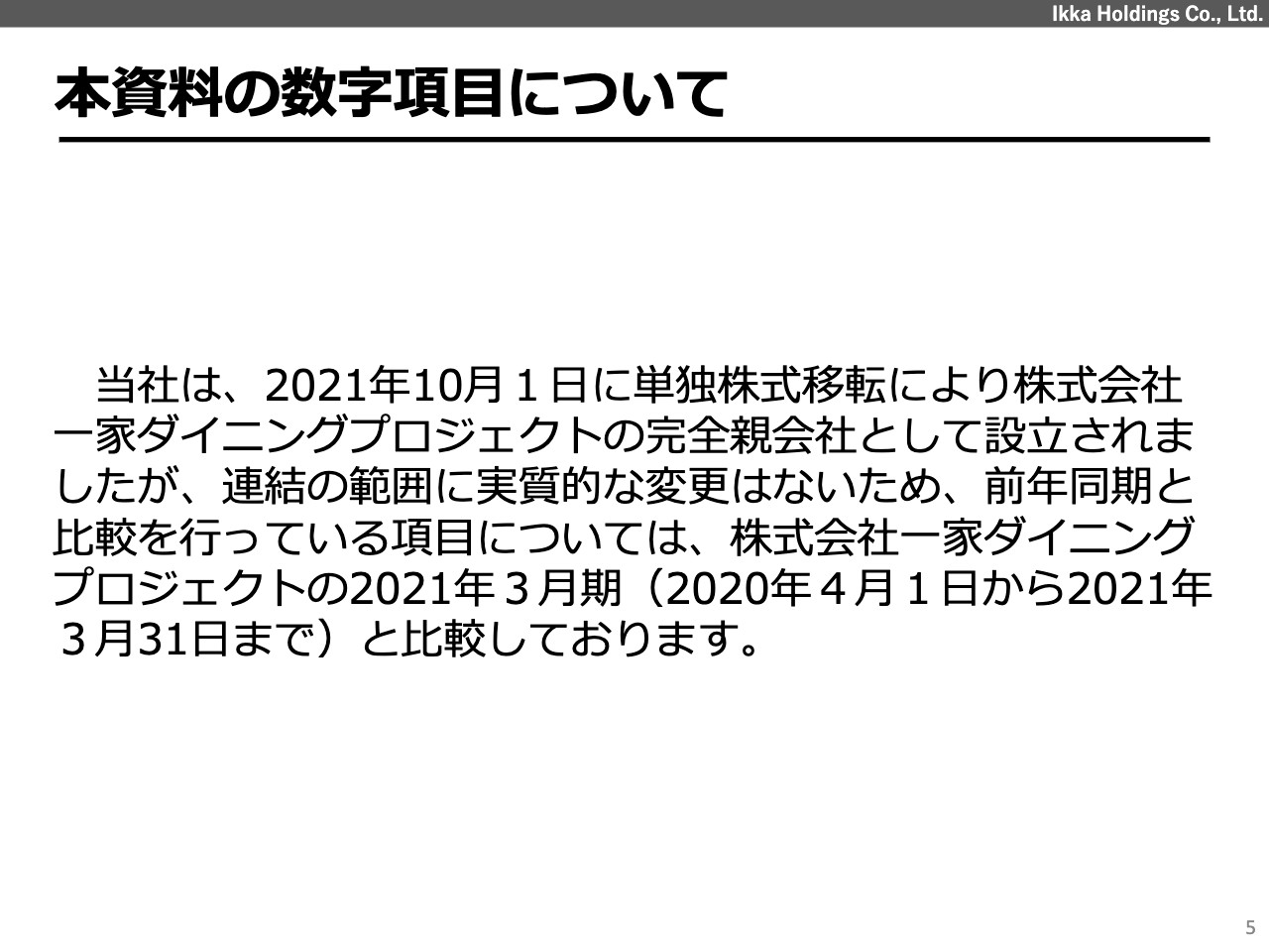 一家ホールディングス/通期の売上高は前年比29.1％増 - ログミー