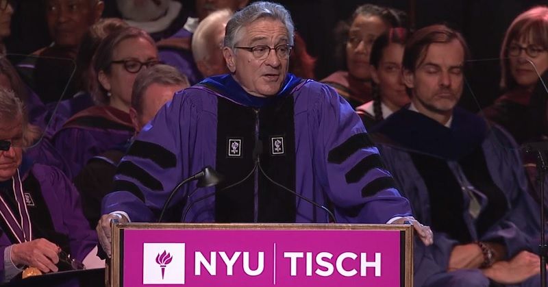 ロバート デ ニーロがニューヨーク大学の卒業式でスピーチを披露 ログミーbiz