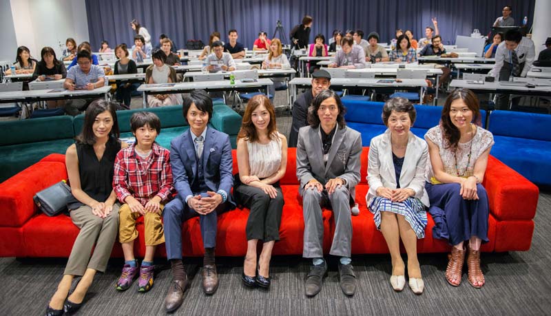 映画「金魚」舞台挨拶 藤井翔監督が見る日本の美しさ
