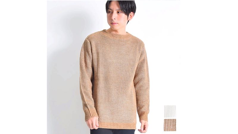 春、ぽかぽか、カラーニット