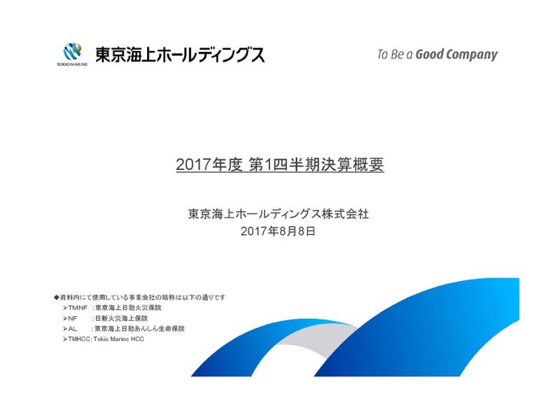 東京海上HD、1Q純利益9.4%減の881億円 正味収入保険料は2.8%増