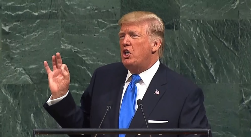 トランプ大統領「北朝鮮を完全に破壊する以外に選択肢はない」 “ならずもの政権”を国連演説で糾弾