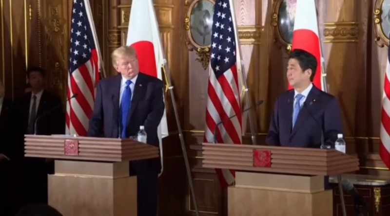 【全文1/3】「北への圧力を最大限まで高める」「松山英樹選手とのゴルフはデッドヒート」 安倍首相、日米首脳共同会見で語る