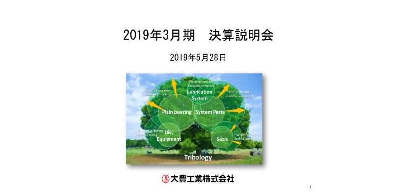 大豊工業、通期修正公表値はほぼ達成　既存事業の強化で原資を稼ぎ、新領域ビジネス実現を図る